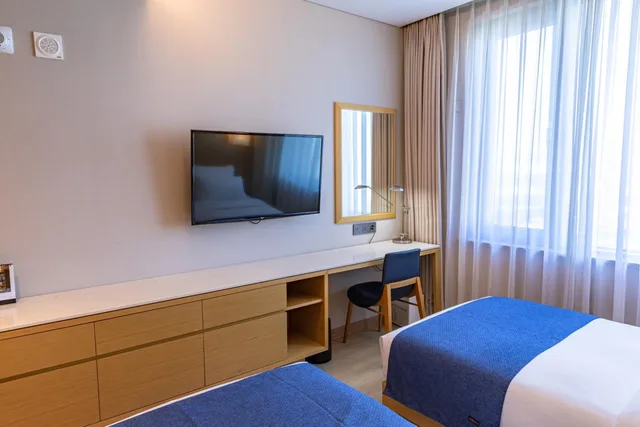 غرفة قياسية بسريرين منفصلين، Hotel Lacky Gwangyang 4/7
