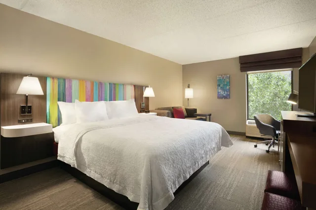Study, King Bed، Hampton Inn Houston-Brookhollow 2/10
