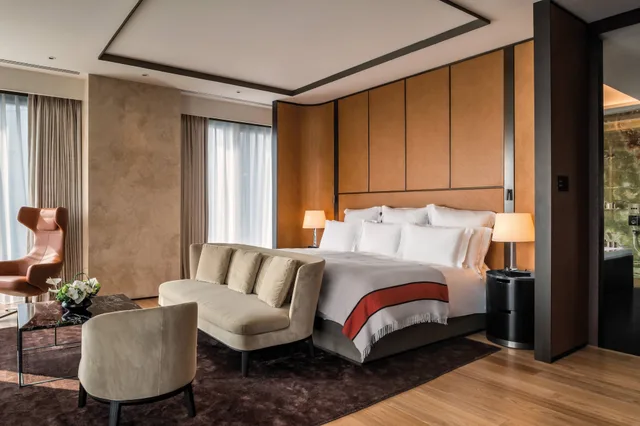 جناح بإطلالة على النهر بغرفة نوم واحدة، The Bulgari Hotel Beijing 2/4