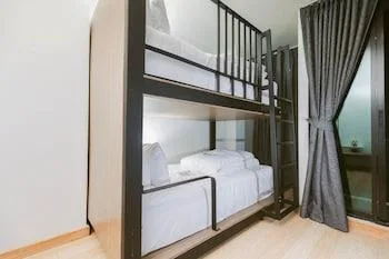 غرفة عائلية رباعية بسريرين منفصلين وسرير بطابقين، Kokotel Bangkok Sukhumvit 50 2/2