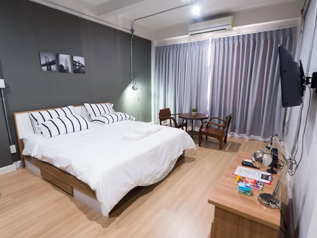 شقة استوديو بسرير مزدوج، Pann Residence 2/10