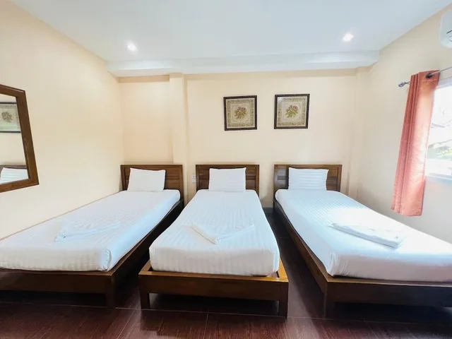 غرفة ديلوكس ثلاثية بسرير فردي، Baan Suan Khun Yaiy Nakhon Nayok 3/9