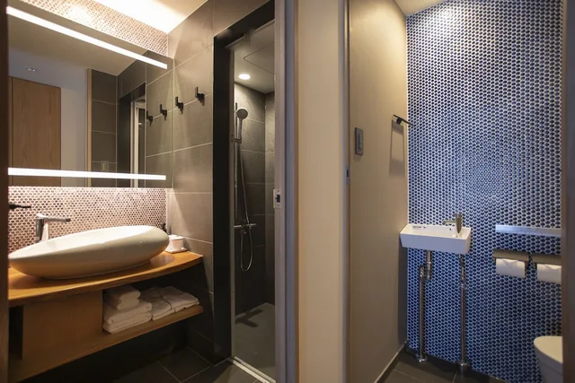 غرفة بسريرين منفصلين، Hotel Legasta Higashiyama Sanjo 4/5