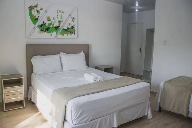 جناح استوديو فاخر بسرير مزدوج وسرير فردي بإطلالة على البحر، Hotel Balneario Itapocoroi 1/6