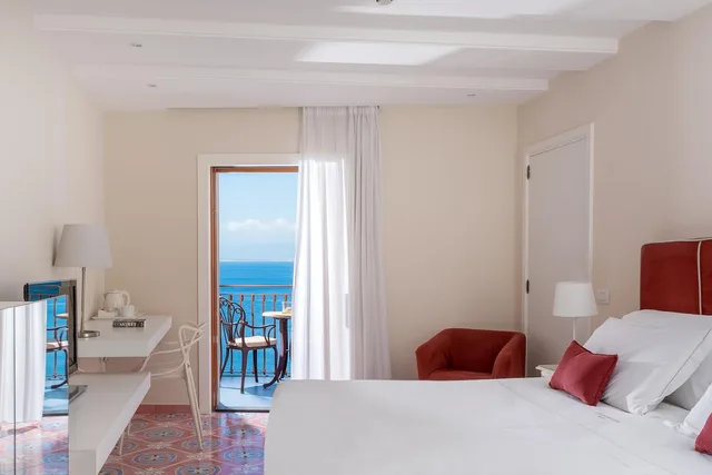 غرفة كومفورت بسرير مزدوج بإطلالة على البحر بشرفة، Hotel Belair 1/10