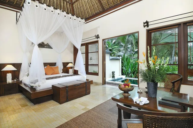 فيلا بسرير كينج بإطلالة على الحديقة بمسبح خاص، Villa Semana Resort Ubud 1/1