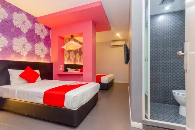 جناح ثلاثي بسرير مزدوج وسرير فردي، Hotel O Rooms Boutique Hotel 2/2