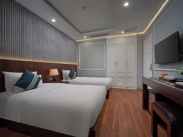 غرفة ديلوكس بسرير مزدوج أو سريرين منفصلين، HANOI HM BOUTIQUE HOTEL 1/8