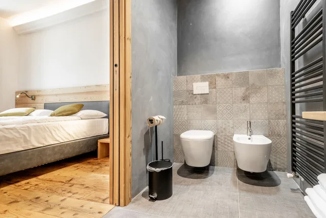 غرفة فاخرة بسرير كوين وسرير فردي، Curt di Clement Eco Mobility Hotel 4/4