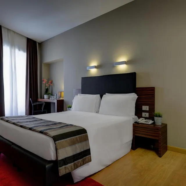 غرفة بسرير مزدوج أو سريرين منفصلين، Hotel Trevi Collection 3/8