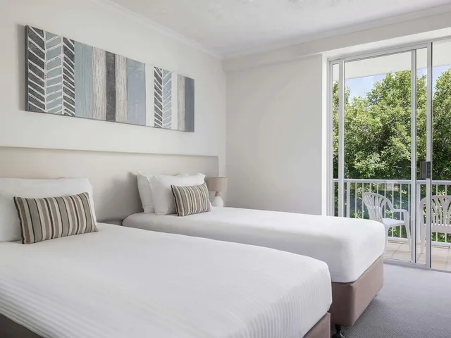 شقة بسرير كوين وسريرين منفصلين بغرفتي نوم، Breakfree Diamond Beach Broadbeach 1/3