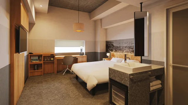 غرفة سوبيريور بسرير مزدوج، Granbell Hotel Otaru 1/1