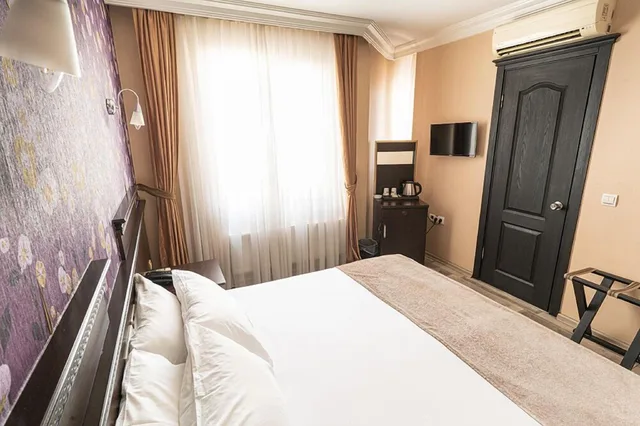 غرفة فاخرة بسرير كينج بإطلالة على المدينة، Pamuk City Hotel 1/1