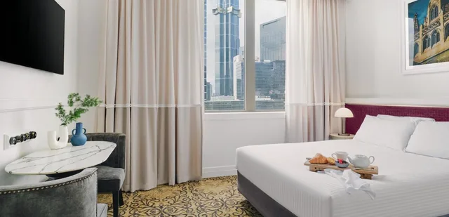 غرفة بسرير مزدوج بإطلالة على النهر، Rendezvous Hotel Melbourne 3/7