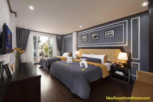 غرفة عائلية بشرفة، Mayflower Hotel Hanoi 2/2