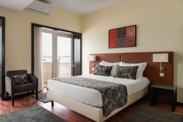 غرفة عائلية بسريرين منفصلين بإطلالة على المدينة، Exe Praia Golfe 2/10