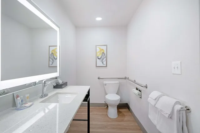 غرفة بسريرين كوين مع أريكة لذوي الإعاقة، Comfort Suites Idaho Falls 9/9