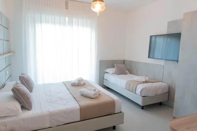 غرفة ديلوكس ثلاثية بإطلالة على البحر، Hotel Maestri 4/10