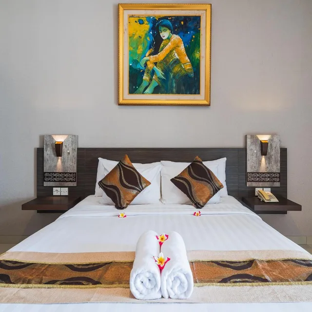 غرفة ديلوكس بإطلالة على المسبح، Padma Sari Hotel 7/10