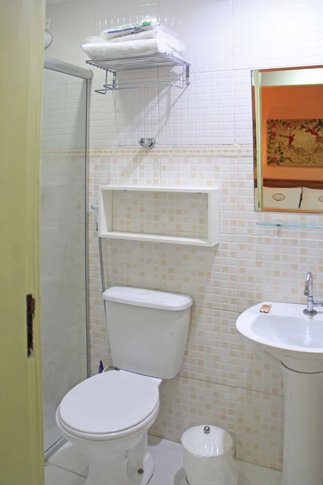 غرفة قياسية مفردة بسرير فردي بحمام خاص، Hotel Pousada Valparaiso 5/7