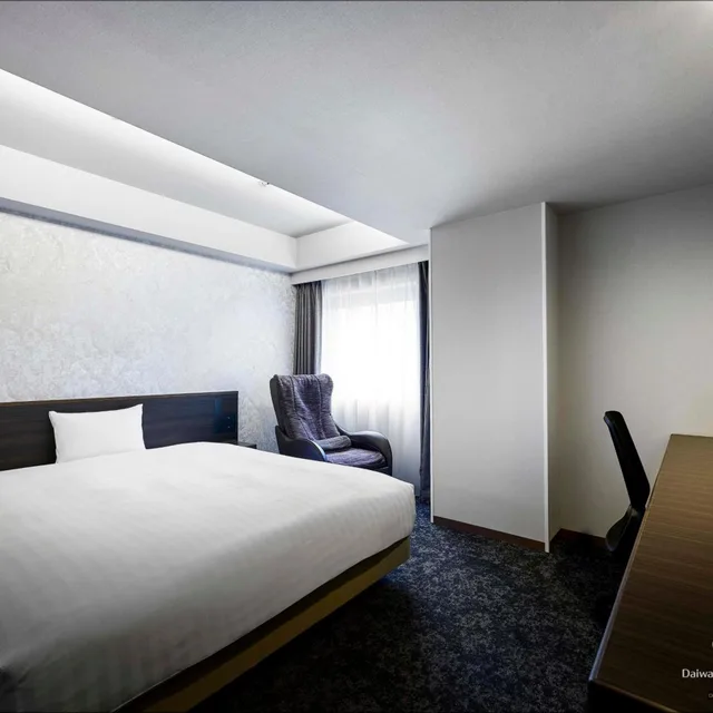 غرفة ديلوكس بسرير مزدوج، Daiwa Roynet Hotel Morioka 1/5