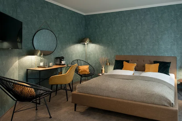 غرفة كومفورت بسرير كوين بإطلالة على الحديقة، Hotel Stadt Hamburg 2/7