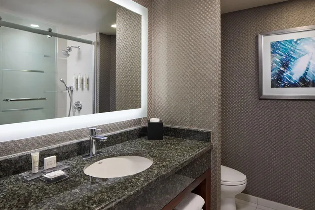 غرفة بسرير كينج بغرفة نوم واحدة، Crystal Gateway Marriott 3/4