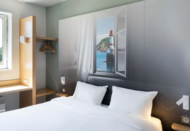 غرفة قياسية بسرير مزدوج، B&B Hotel Lorient Caudan 1/2