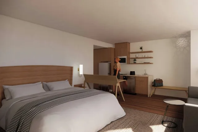 غرفة قياسية بسرير كينج، Element by Marriott Branson 1/1