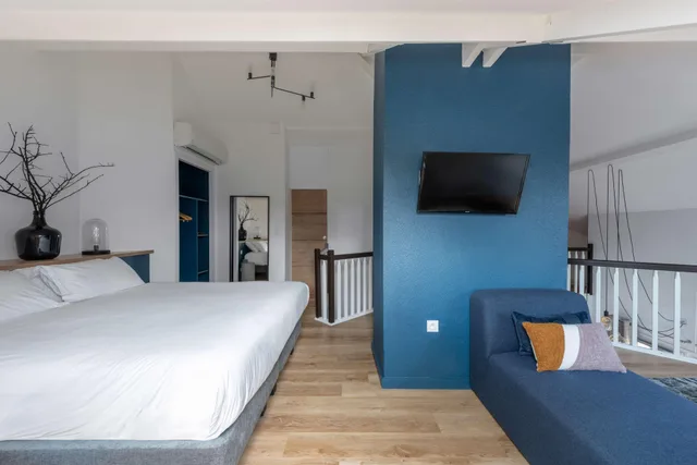 جناح بسرير كينج، Best Western Bridge Hotel Lyon East 3/6