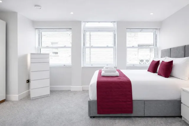 شقة بسرير كينج بغرفة نوم واحدة، Roomspace Apartments -Walpole Court 3/9