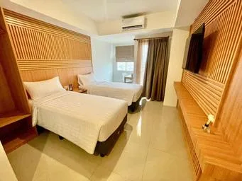 غرفة بزنس بسريرين منفصلين، Nemuru Hotel Ciputat 1/1