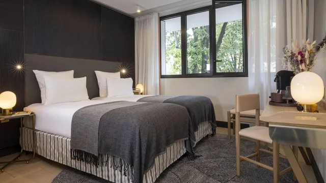 غرفة صغيرة بسريرين منفصلين، Quinzerie Hotel 1/1