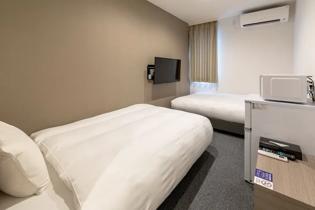 Standard, Twin Beds, HOTEL R9 The Yard Asahishiro 1/1
