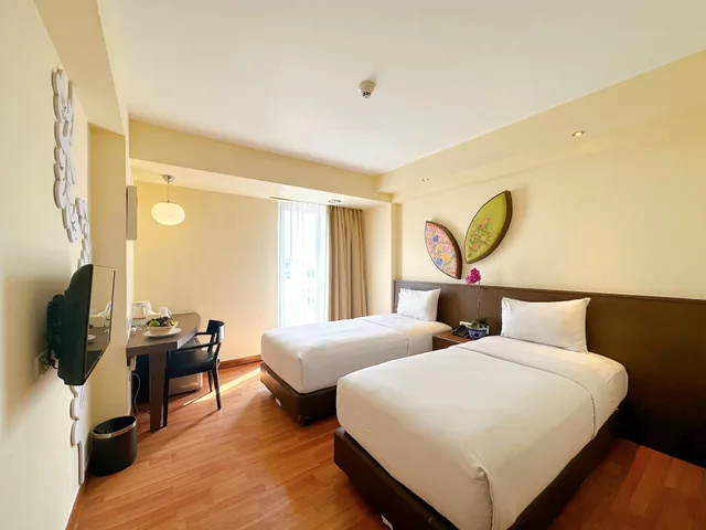 غرفة اقتصادية بسرير مزدوج أو سريرين منفصلين، The Atanaya Hotel Bali 3/3