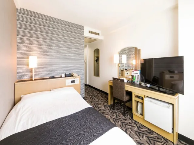 غرفة اقتصادية بسرير فردي للمدخنين، Apa Hotel Fuji-Chuo 1/3