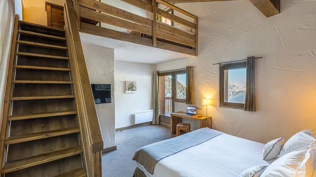 Mezzanine, Junior Suite, Twin Beds, Sofa، Hotel Carlina Belle Plagne 2/4