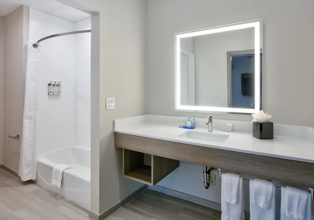 غرفة قياسية بسرير كينج مع أريكة، Holiday Inn Express Amp Suites North Dallas At Preston 6/10
