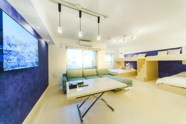 غرفة رباعية مع أريكة، Hotel Axas Nihonbashi 2/10