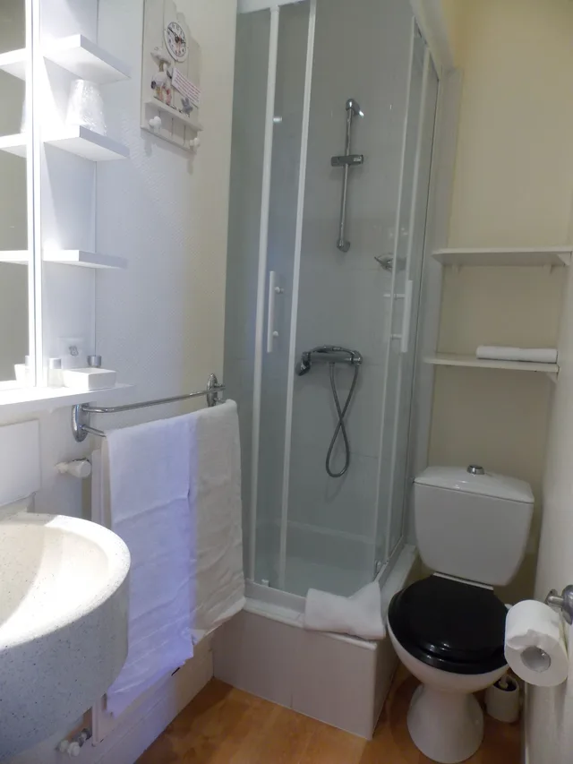 غرفة بإطلالة على البحر مفردة بسرير مزدوج، Hôtel San Pedro 1/1