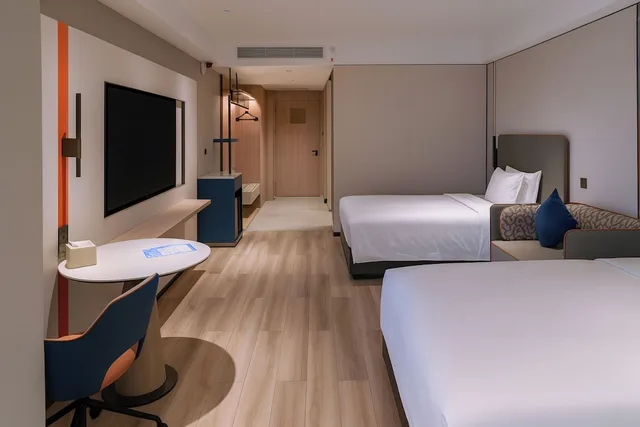 غرفة قياسية بسريرين مزدوجين لذوي الإعاقة، Holiday Inn Express Jincheng New District 2/5