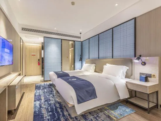 غرفة ديلوكس بسريرين منفصلين، Echarm Hotel (Xiamen Airport Huojuyuan Metro Station) 2/3