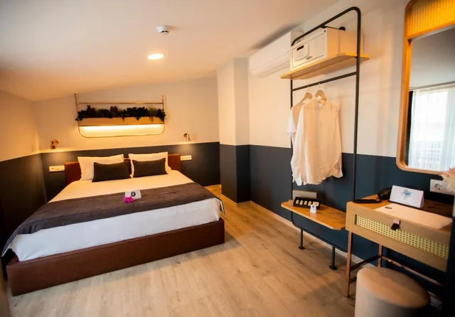 غرفة ديلوكس بسرير مزدوج بشرفة، Urla 1867 Hotel 3/8