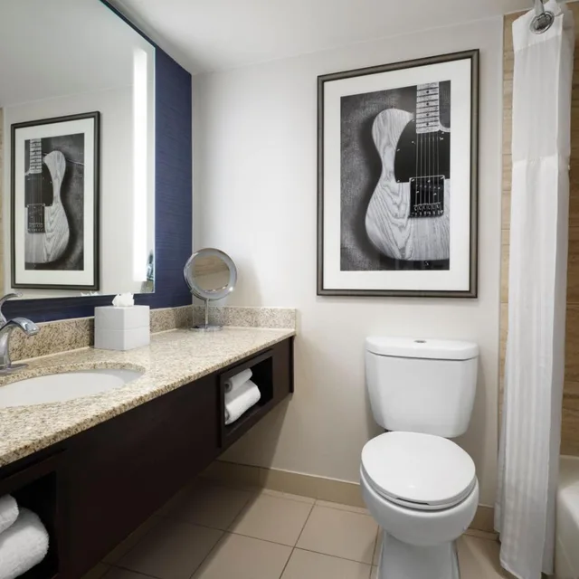 غرفة قياسية بسريرين كوين بإطلالة على المدينة، Nashville Airport Marriott 5/5