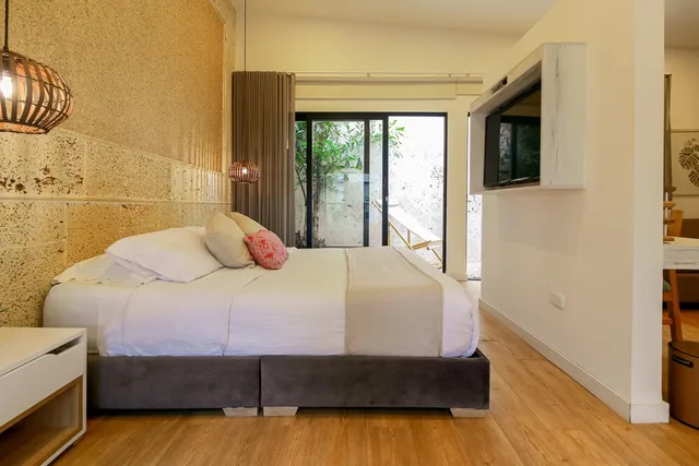 جناح استوديو عائلي بسرير مزدوج مع أريكة، Cartagena Suites de Manga 1/6