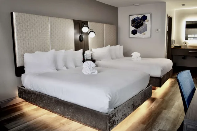 غرفة قياسية بسريرين مزدوجين لذوي الإعاقة، Best Western Marina State Beach 2/9
