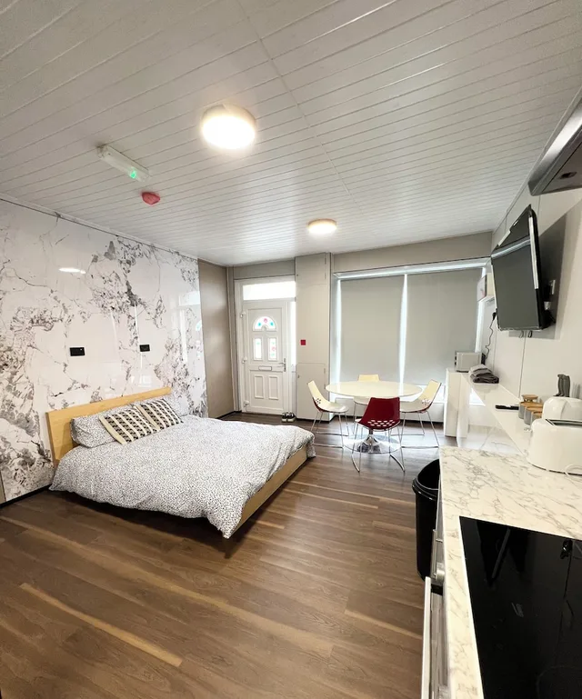 استوديو بسرير مزدوج، OYO Welsh Holiday Accommodation - Modern Stay 3/8