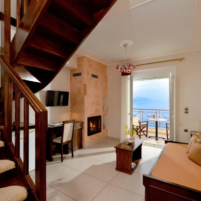 Maisonette, Deluxe, Sea View، Ilia Mare Hotel 6/10