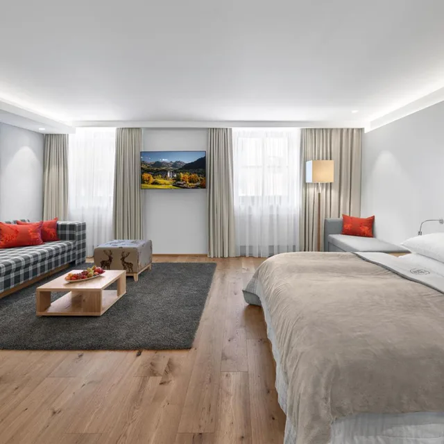 جناح جونيور بسرير كينج، SCHWARZER ADLER WELLNESS HOTEL 2/3