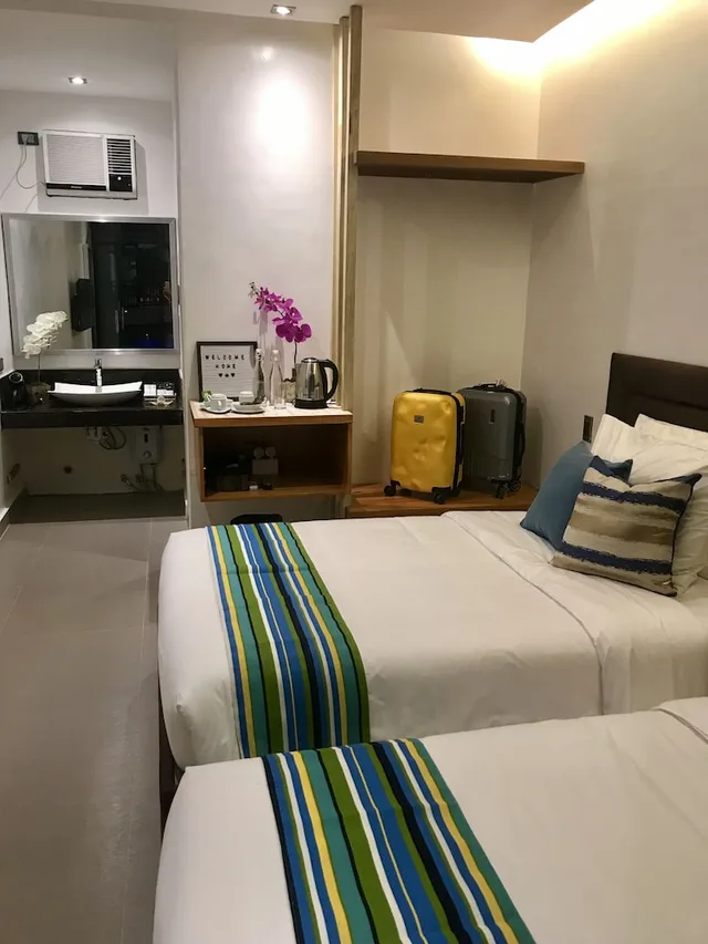 غرفة ديلوكس بسريرين مزدوجين، White Breeze Palawan Boutique Hotel 7/10